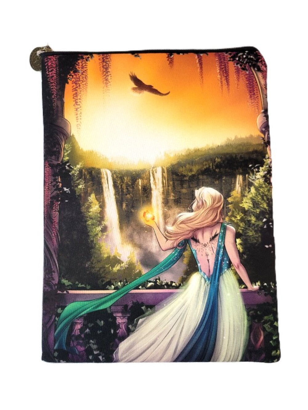 OFFICIAL Throne of Glass Aelin Art Pouch 12" - A Touch of Magic Designs SJM